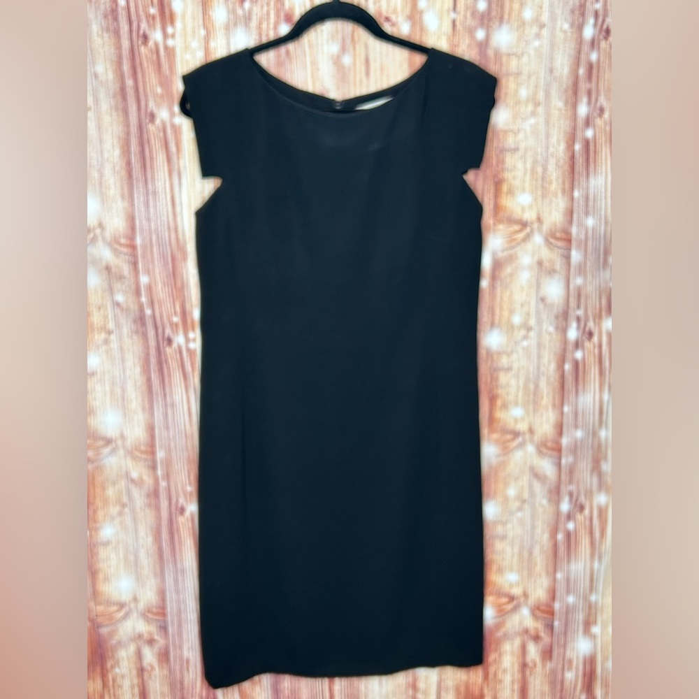 M. M. LaFleur The Sarah Black Dress Size 12 Structured. Perfect for Career - Picture 3 of 8